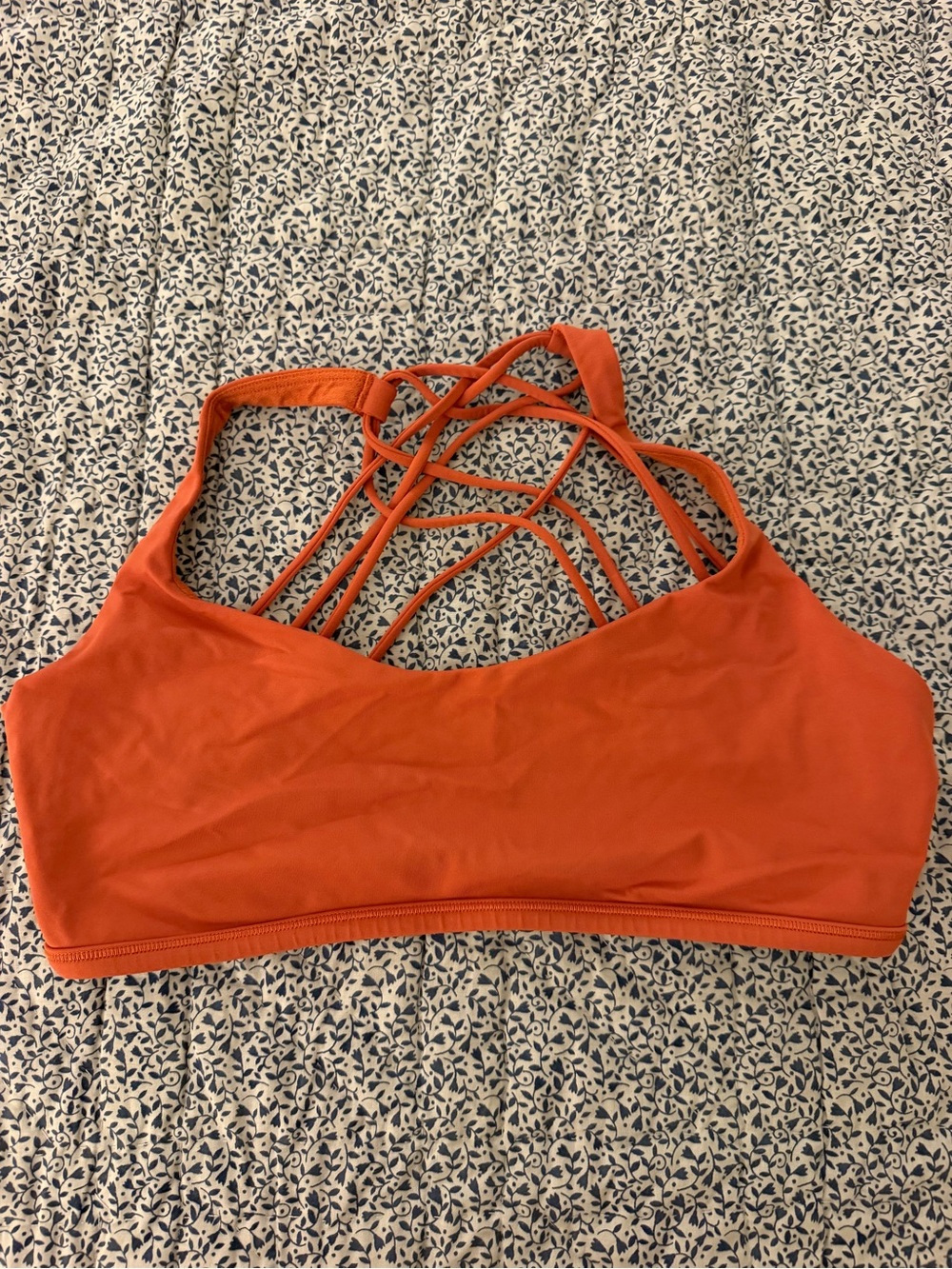Lululemon Strappy Active Bralette - Orange